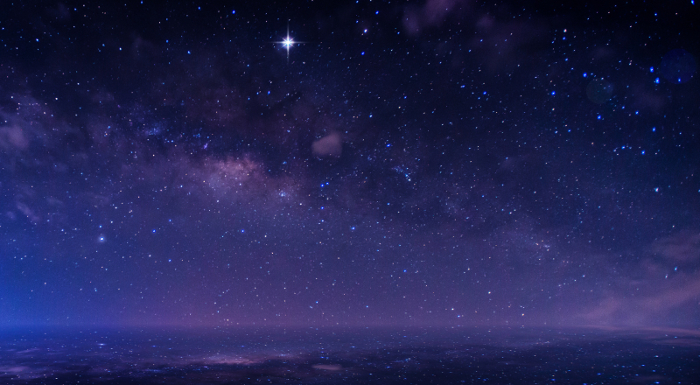 What did Van Gogh do on seeing a night-sky like this one? Sky at night