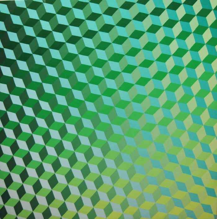 "Siesovar" by Jalid Melloul. Jalid says he loves color and geometric form in art and in this painting we can see them both in action. "Siesovar" by Jalid Melloul.