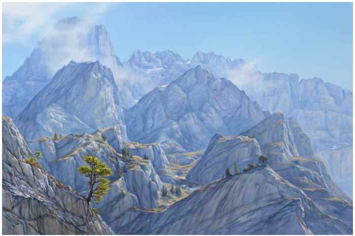 "Among the Mountains" by Galina Kouznetsova