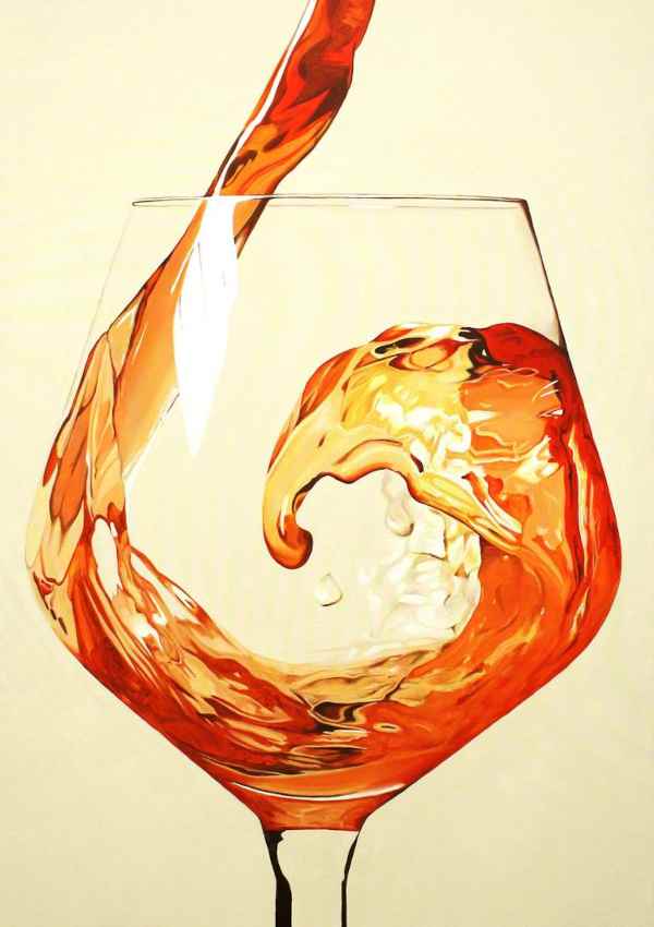 "Ebrezza Degli Aromi" Oil painting by Lucia Bergamini