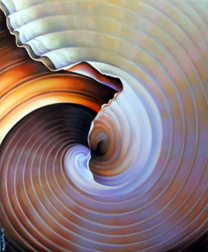 "Whirl iii" Oil painting by Maggy Kukler