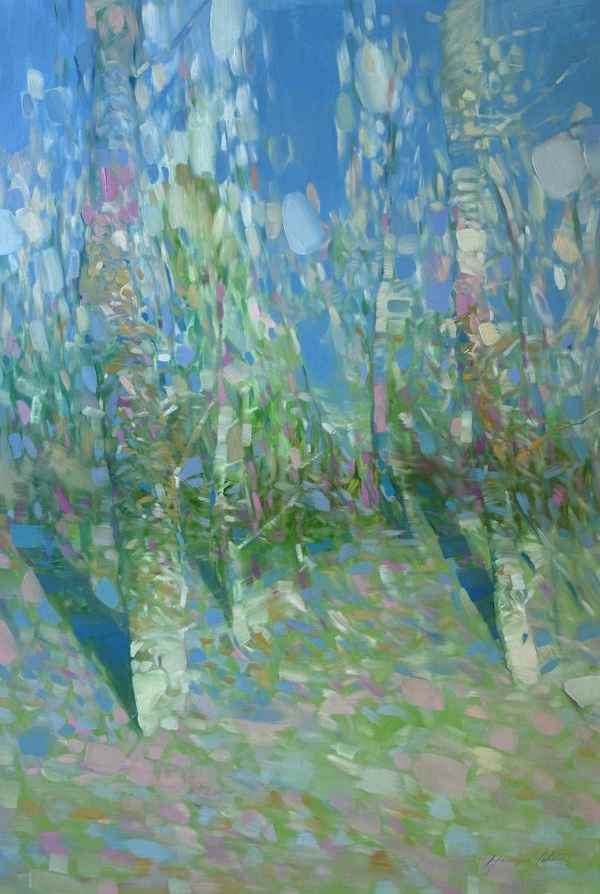 'Blossom Season' oil painting by Vahe Yeremyan.
